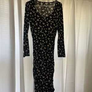 Sunflower Black Dress